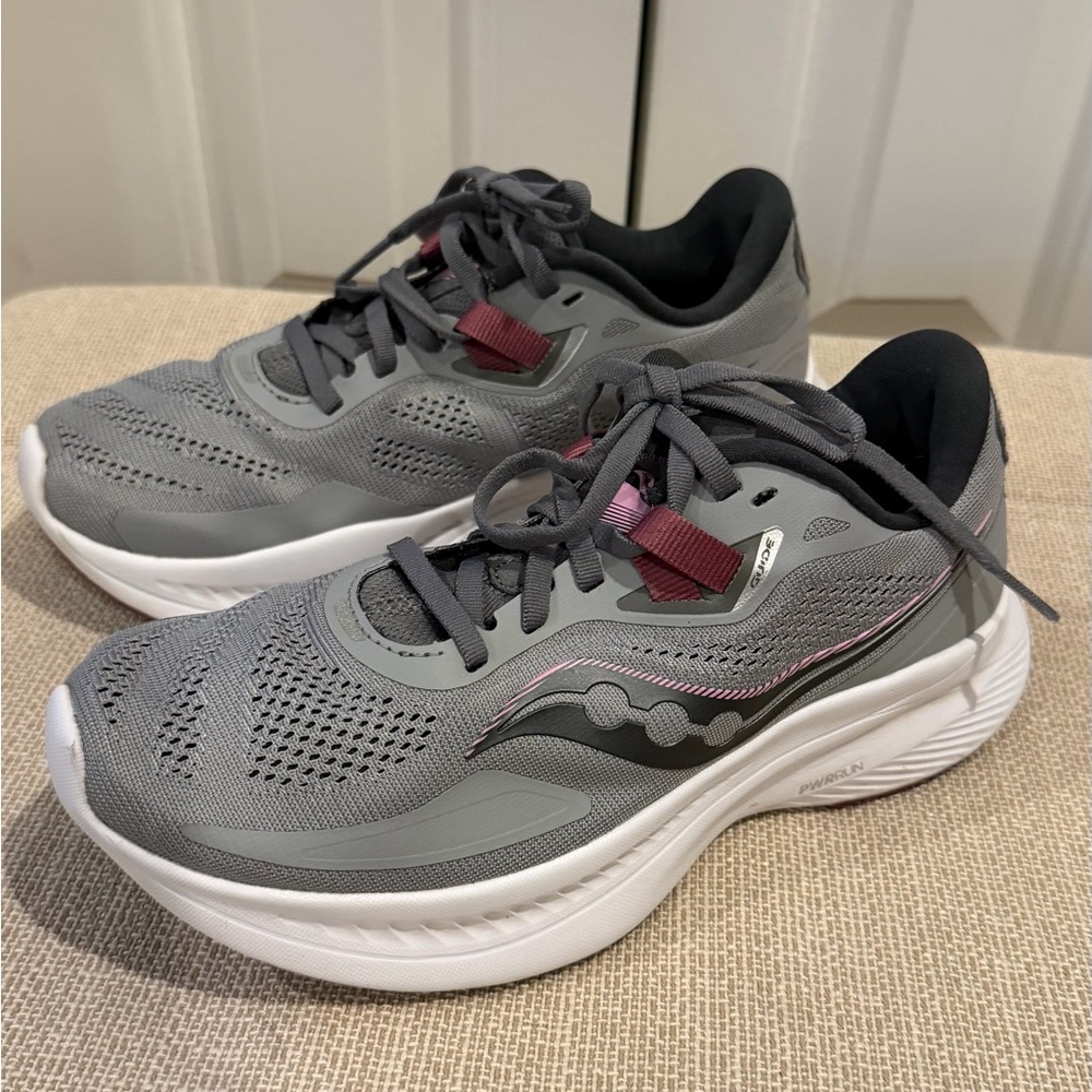 Saucony Women's Guide 15 Running Shoes Alloy Quartz US 6 W